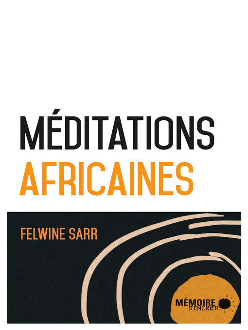 Cover image for Méditations africaines